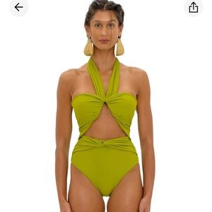 Andrea Iyamah - Amina Olive One Piece Swimsuit Size XXL Never worn, with tags
